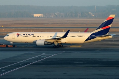Primer vuelo directo de LATAM desde América Latina hacia Israel.